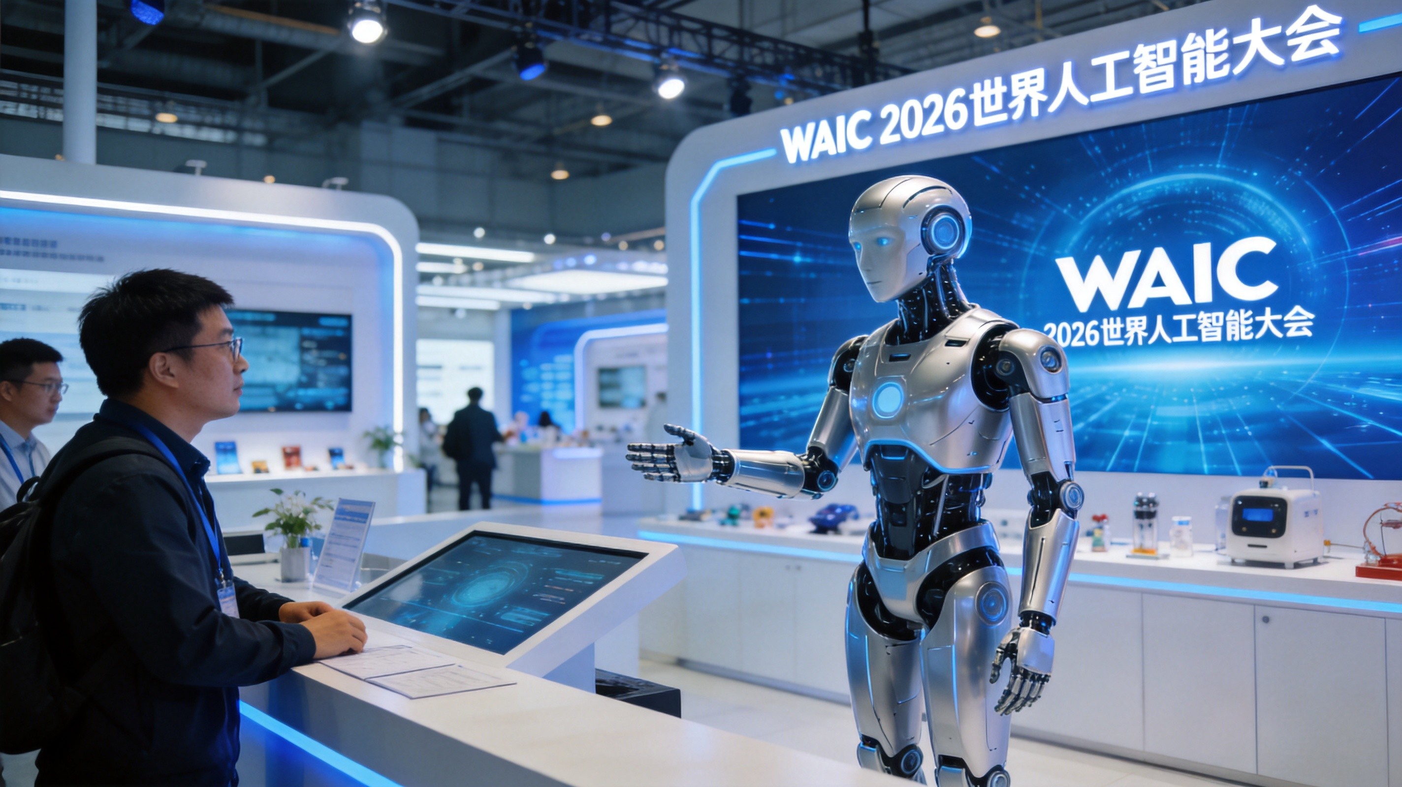 WAIC 2026今日开幕：人形机器人扎堆”上岗”展厅酒店，迎宾服务机器人赛道迎来爆发拐点